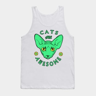 Cool Cats Design: Cats Are Awesome Tank Top